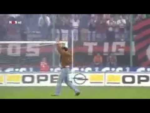 Afscheid Marco van Basten bij Ac Milan